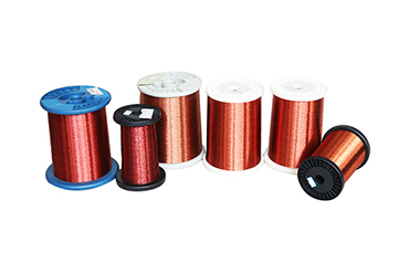 Enameled aluminum wires