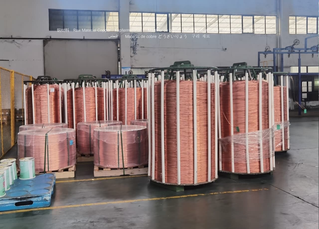 Raw Material Warehouse – High-Purity Copper and Aluminum