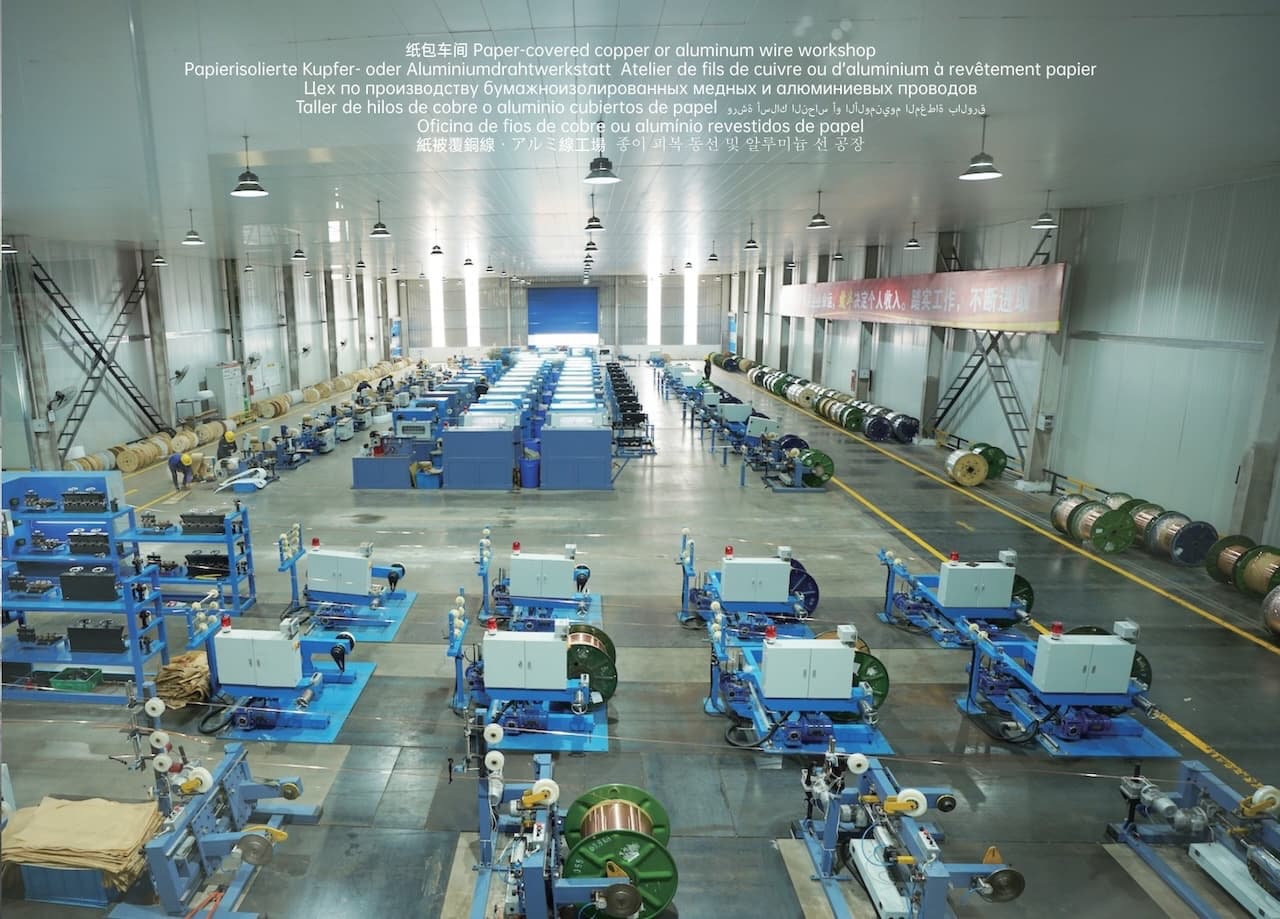 Production Line Overview – Paper Wire Manufacturing Process