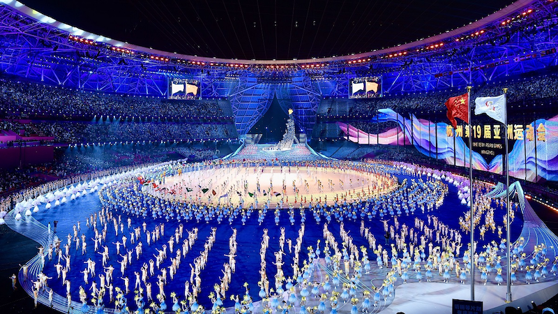 Congratulations! The 19th Asian Games opening ceremony